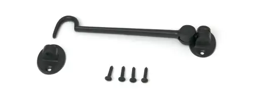 Click Here To Enlarge This Photo Of 52264 From The Anvil Matt Black 6" Cabin Hook