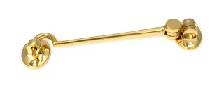 52266 From The Anvil Polished Brass 6" Cabin Hook