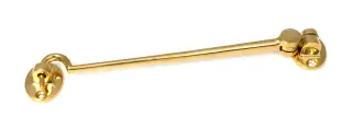 52273 From The Anvil Polished Brass 8" Cabin Hook
