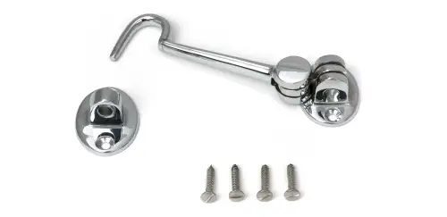 Click Here To Enlarge This Photo Of 52260 From The Anvil Polished Chrome 4" Cabin Hook