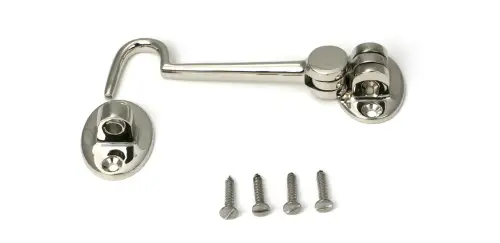 Click Here To Enlarge This Photo Of 52261 From The Anvil Polished Nickel 4" Cabin Hook