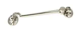 52268 From The Anvil Polished Nickel 6" Cabin Hook