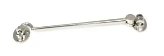 52275 From The Anvil Polished Nickel 8" Cabin Hook