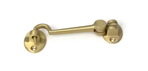 Click Here To Enlarge This Photo Of 52262 From The Anvil Satin Brass 4" Cabin Hook