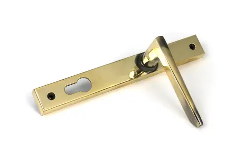 Click Here To Enlarge This Photo Of 52608 From The Anvil Aged Brass Eaton Slimline Lever Espag&period; Lock Set