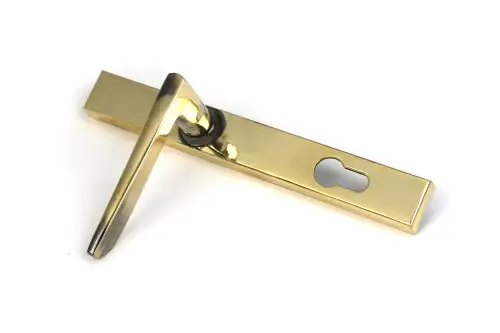 Click Here To Enlarge This Photo Of 52608 From The Anvil Aged Brass Eaton Slimline Lever Espag&period; Lock Set