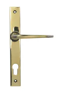52608 From The Anvil Aged Brass Eaton Slimline Lever Espag&period; Lock Set
