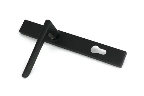 Click Here To Enlarge This Photo Of 52606 From The Anvil Matt Black Eaton Slimline Lever Espag&period; Lock Set