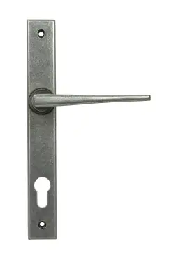 Click Here To Enlarge This Photo Of 52611 From The Anvil Pewter Eaton Slimline Lever Espag&period; Lock Set