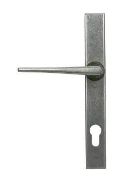 Click Here To Enlarge This Photo Of 52611 From The Anvil Pewter Eaton Slimline Lever Espag&period; Lock Set