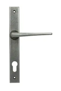 52611 From The Anvil Pewter Eaton Slimline Lever Espag&period; Lock Set