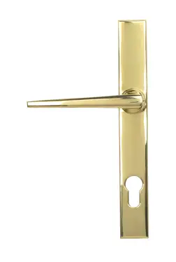 Click Here To Enlarge This Photo Of 52607 From The Anvil Polished Brass Eaton Slimline Lever Espag&period; Lock Set