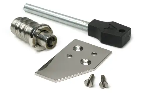 Click Here To Enlarge This Photo Of 52474 From The Anvil Polished Marine SS &lpar;316&rpar; Flush Sash Stop with Key