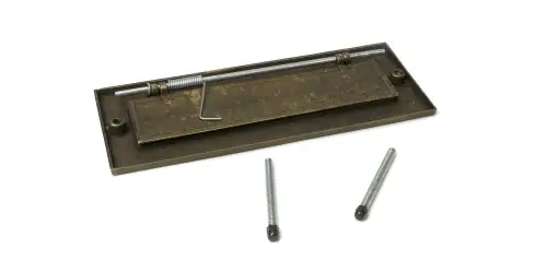 Click Here To Enlarge This Photo Of 52407 From The Anvil Burnished Brass Small Letter Plate