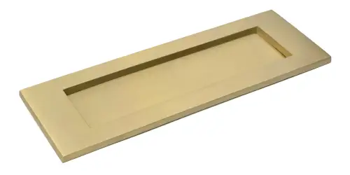 Click Here To Enlarge This Photo Of 52413 From The Anvil Satin Brass Large Letter Plate