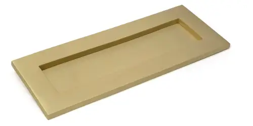 Click Here To Enlarge This Photo Of 52409 From The Anvil Satin Brass Small Letter Plate