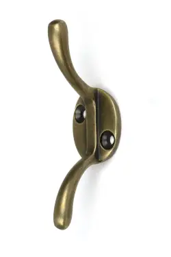 Click Here To Enlarge This Photo Of 52254 From The Anvil Burnished Brass Newbury Cleat Hook