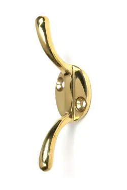 Click Here To Enlarge This Photo Of 52249 From The Anvil Polished Brass Newbury Cleat Hook