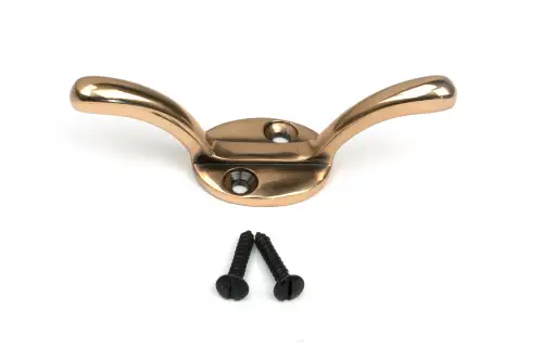 Click Here To Enlarge This Photo Of 52256 From The Anvil Polished Bronze Newbury Cleat Hook