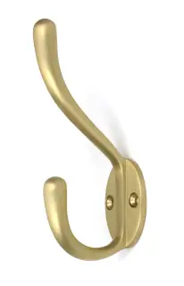 52223 From The Anvil Satin Brass Newbury Hat & Coat Hook