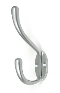 52221 From The Anvil Satin Chrome Newbury Hat & Coat Hook