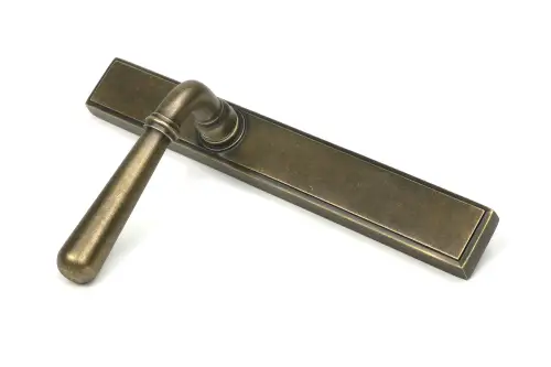 Click Here To Enlarge This Photo Of 52421 From The Anvil Burnished Brass Newbury Slimline Lever Espag&period; Latch Set