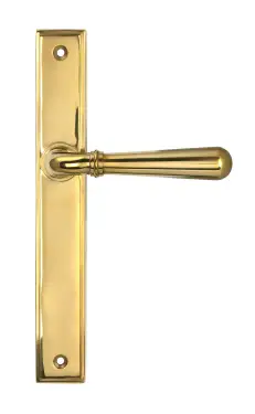 Click Here To Enlarge This Photo Of 52420 From The Anvil Polished Brass Newbury Slimline Lever Espag&period; Latch Set
