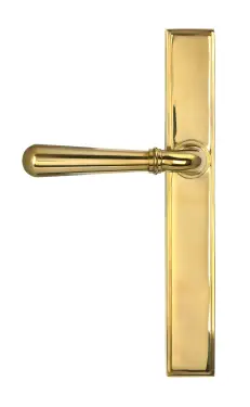 Click Here To Enlarge This Photo Of 52420 From The Anvil Polished Brass Newbury Slimline Lever Espag&period; Latch Set