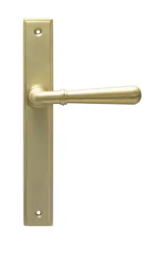 Click Here To Enlarge This Photo Of 52422 From The Anvil Satin Brass Newbury Slimline Lever Espag&period; Latch Set