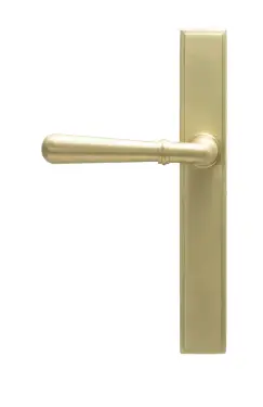 Click Here To Enlarge This Photo Of 52422 From The Anvil Satin Brass Newbury Slimline Lever Espag&period; Latch Set