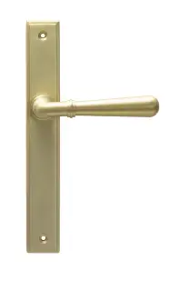 52422 From The Anvil Satin Brass Newbury Slimline Lever Espag&period; Latch Set