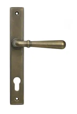 Click Here To Enlarge This Photo Of 52285 From The Anvil Burnished Brass Newbury Slimline Lever Espag&period; Lock Set