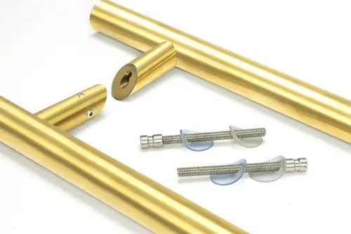 Click Here To Enlarge This Photo Of 52628 From The Anvil Aged Brass &lpar;316&rpar; 1&period;5m Offset T Bar Handle B2B 32mm &Oslash;