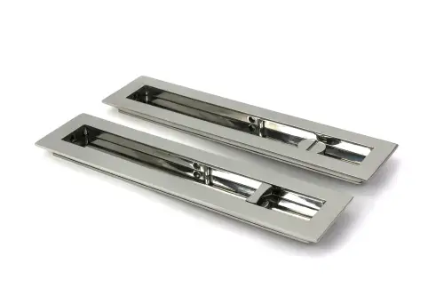 Click Here To Enlarge This Photo Of 52503 From The Anvil Polished Marine SS &lpar;316&rpar; 250mm Plain Rectangular Pull - Privacy Set