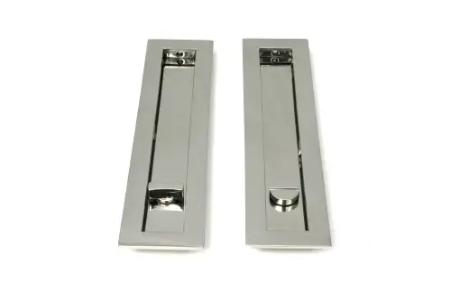 Click Here To Enlarge This Photo Of 52503 From The Anvil Polished Marine SS &lpar;316&rpar; 250mm Plain Rectangular Pull - Privacy Set