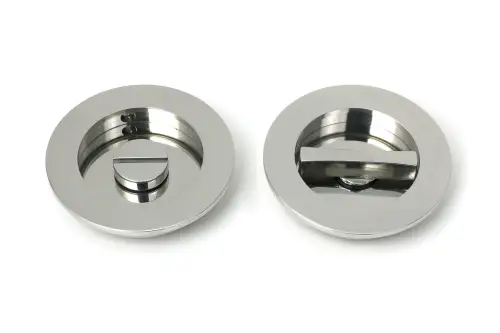 Click Here To Enlarge This Photo Of 52519 From The Anvil Polished Marine SS &lpar;316&rpar; 75mm Plain Round Pull - Privacy Set