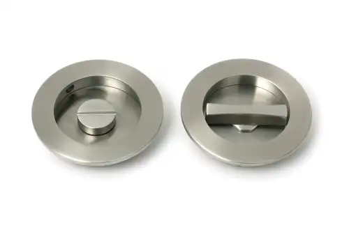 Click Here To Enlarge This Photo Of 52520 From The Anvil Satin Marine SS &lpar;316&rpar; 75mm Plain Round Pull - Privacy Set