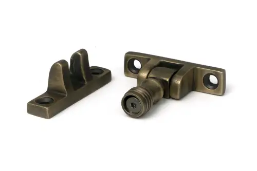 Click Here To Enlarge This Photo Of 52350 From The Anvil Burnished Brass Prestbury Brighton Fastener - Narrow &lpar;Square&rpar;