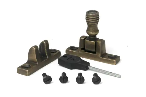 Click Here To Enlarge This Photo Of 52350 From The Anvil Burnished Brass Prestbury Brighton Fastener - Narrow &lpar;Square&rpar;