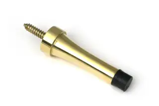 52468 From The Anvil Polished Brass Projection Door Stop