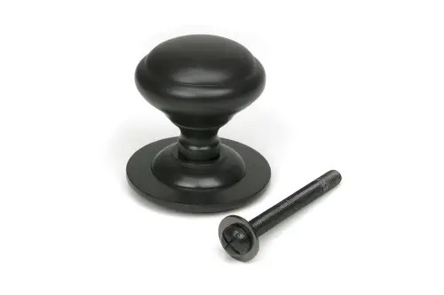 Click Here To Enlarge This Photo Of 52136 From The Anvil Aged Bronze Round Centre Door Knob