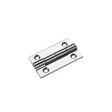 Click Here To Enlarge This Photo Of TDF100CP - Zoo Hardware Solid Drawn Brass Butt Hinges - 38 x 22 x 1.3mm Polished Chrome