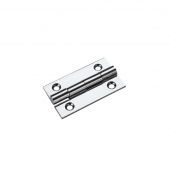 TDF100CP - Zoo Hardware Solid Drawn Brass Butt Hinges - 38 x 22 x 1.3mm Polished Chrome