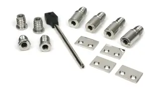 52477 From The Anvil Polished Marine SS &lpar;316&rpar; Secure Sash Stops &lpar;Pack of 4&rpar;