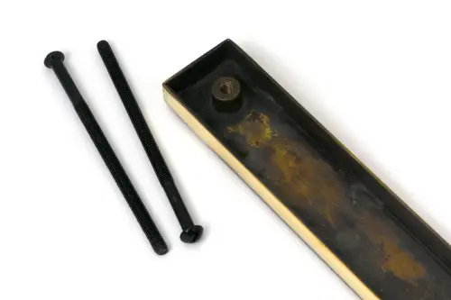 Click Here To Enlarge This Photo Of 52573 From The Anvil Aged Brass Slimline External Blank Plate