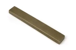 52577 From The Anvil Burnished Brass Slimline External Blank Plate