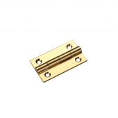 TDF100PB - Zoo Hardware Solid Drawn Brass Butt Hinges - 38 x 22 x 1.3mm Polished Brass