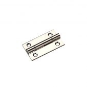 TDF100PN - Zoo Hardware Solid Drawn Brass Butt Hinges - 38 x 22 x 1.3mm Polished Nickel