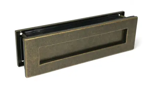 Click Here To Enlarge This Photo Of 52604 From The Anvil Burnished Brass Traditional Letterbox