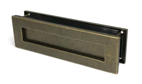 Click Here To Enlarge This Photo Of 52604 From The Anvil Burnished Brass Traditional Letterbox